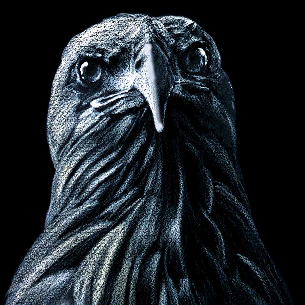 Black Eagle (Digital Art–NFT Only) by Neal Brooks, Image 1.