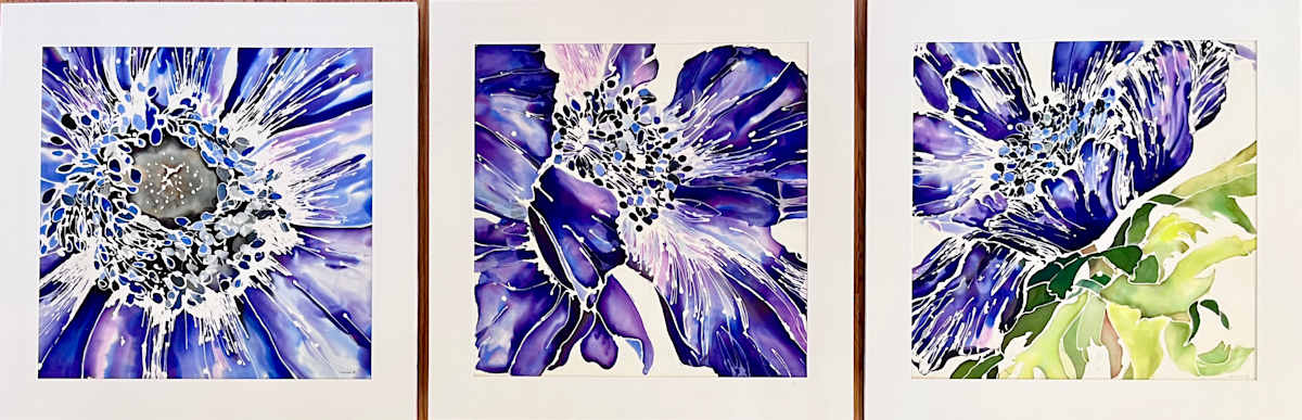 Becoming More, triptic by Patricia Walkar 