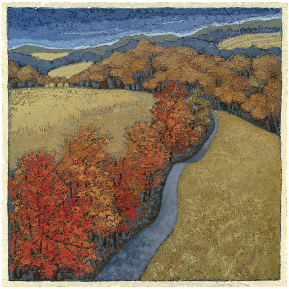 Blue Gravel Driveway by Barbara Grant 