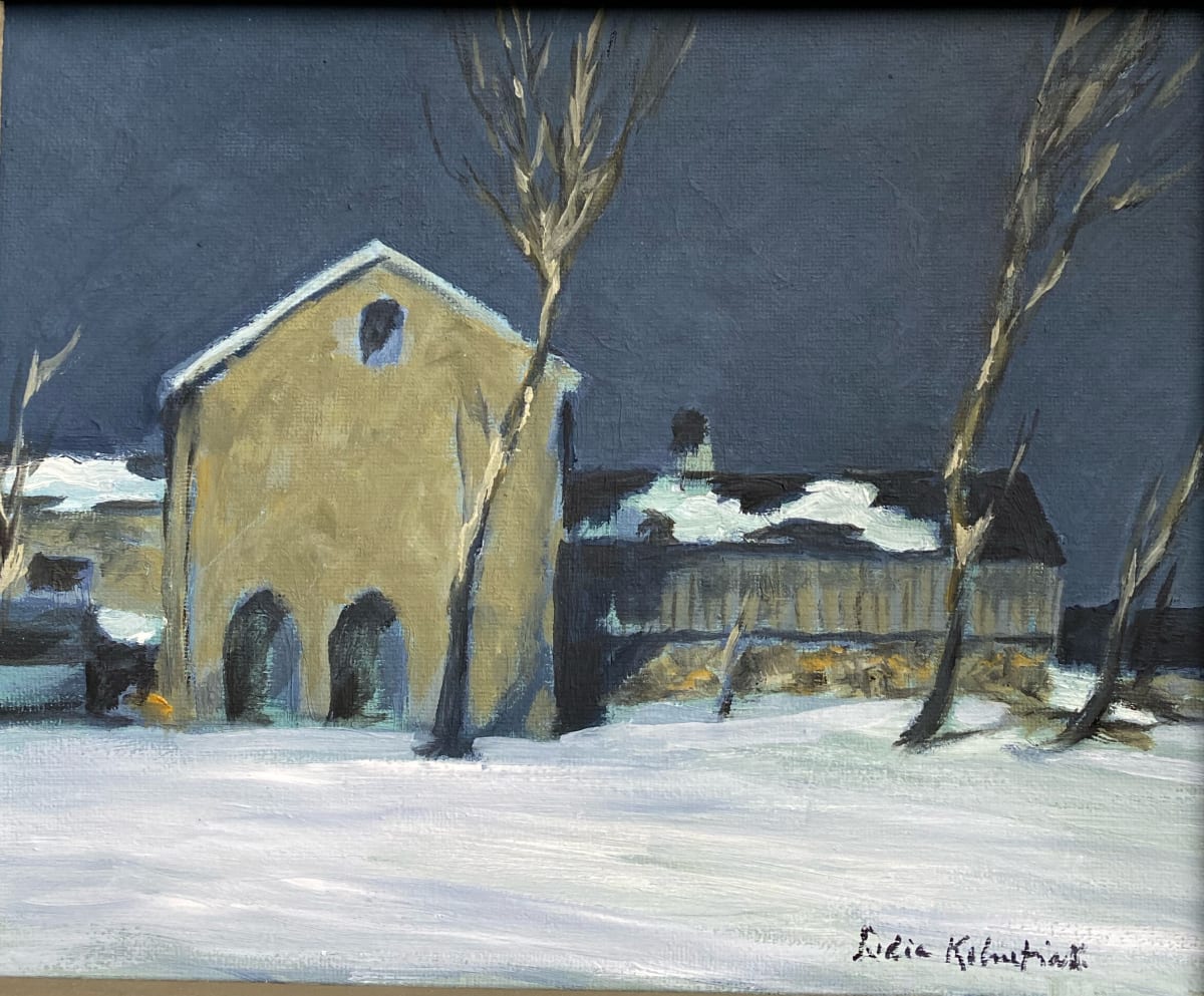 The farm at midnight by Lidia Kohutiak 