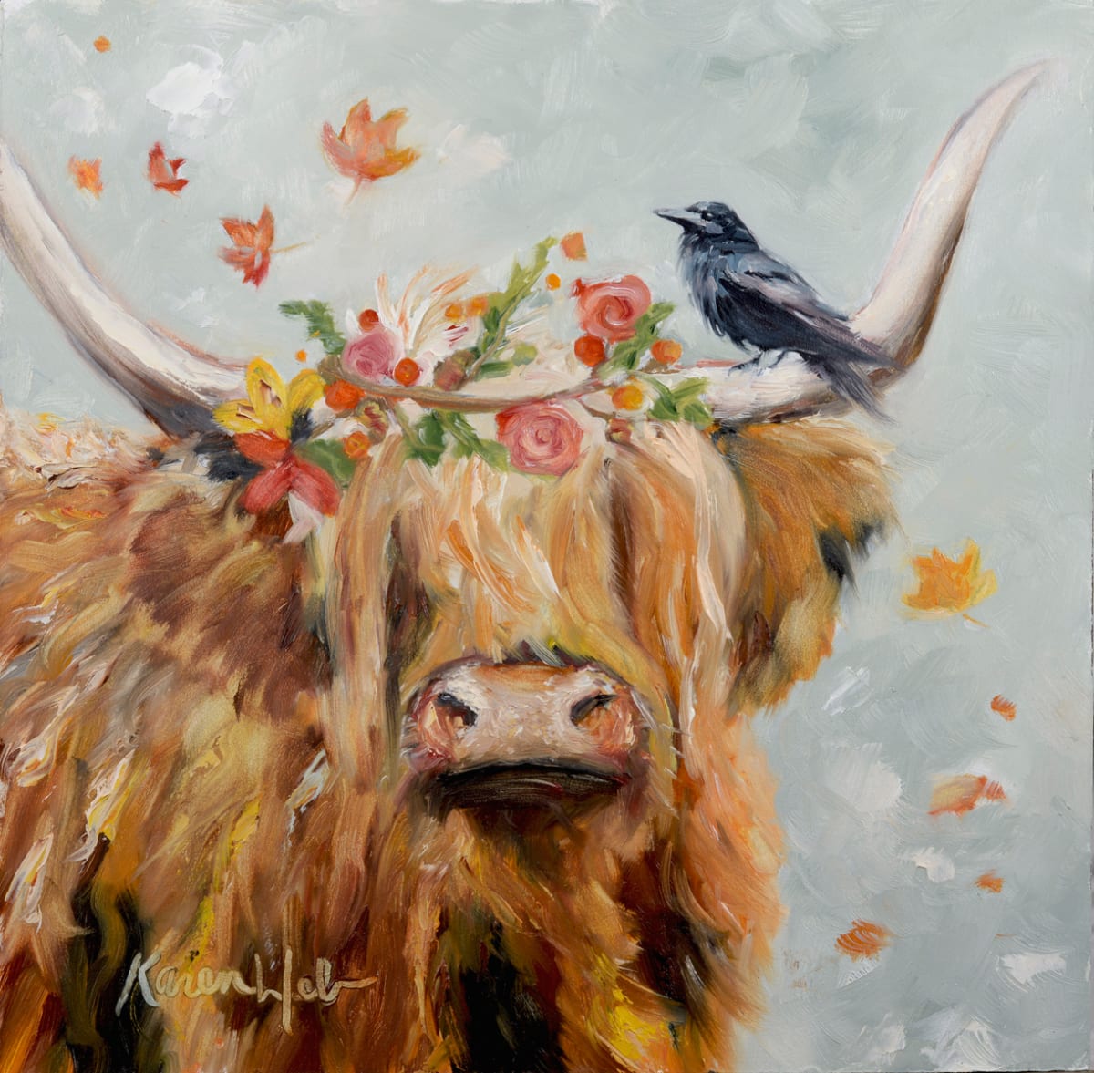 Autumn on the Highlands by Karen Weber 