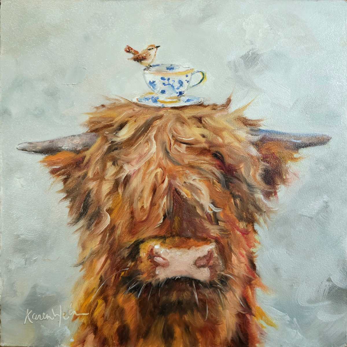 Happiness in a Cup by Karen Weber 