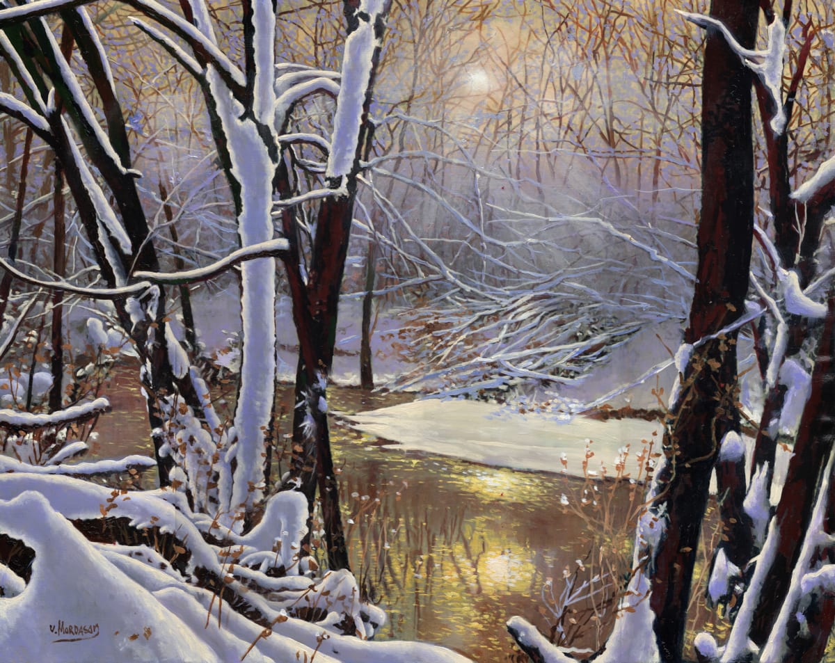 Winter reflection by Victor Mordasov 