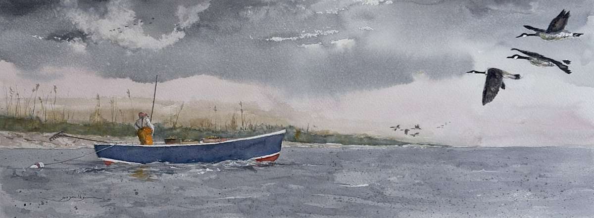 Working the Clam Flats by Joe Milligan 