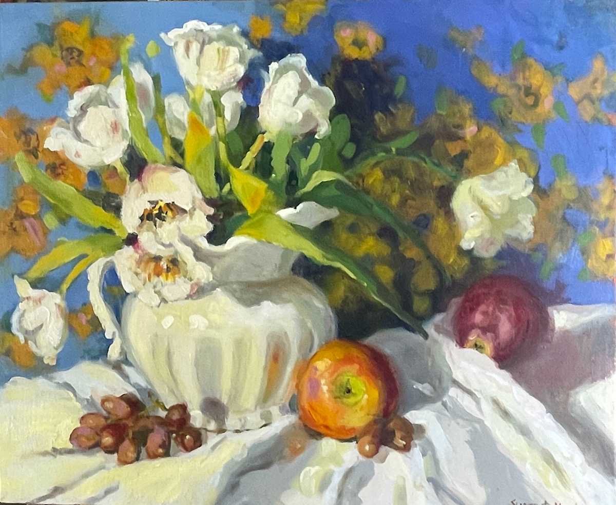 Tulips on White by Susan C. Mackey, Image 1.