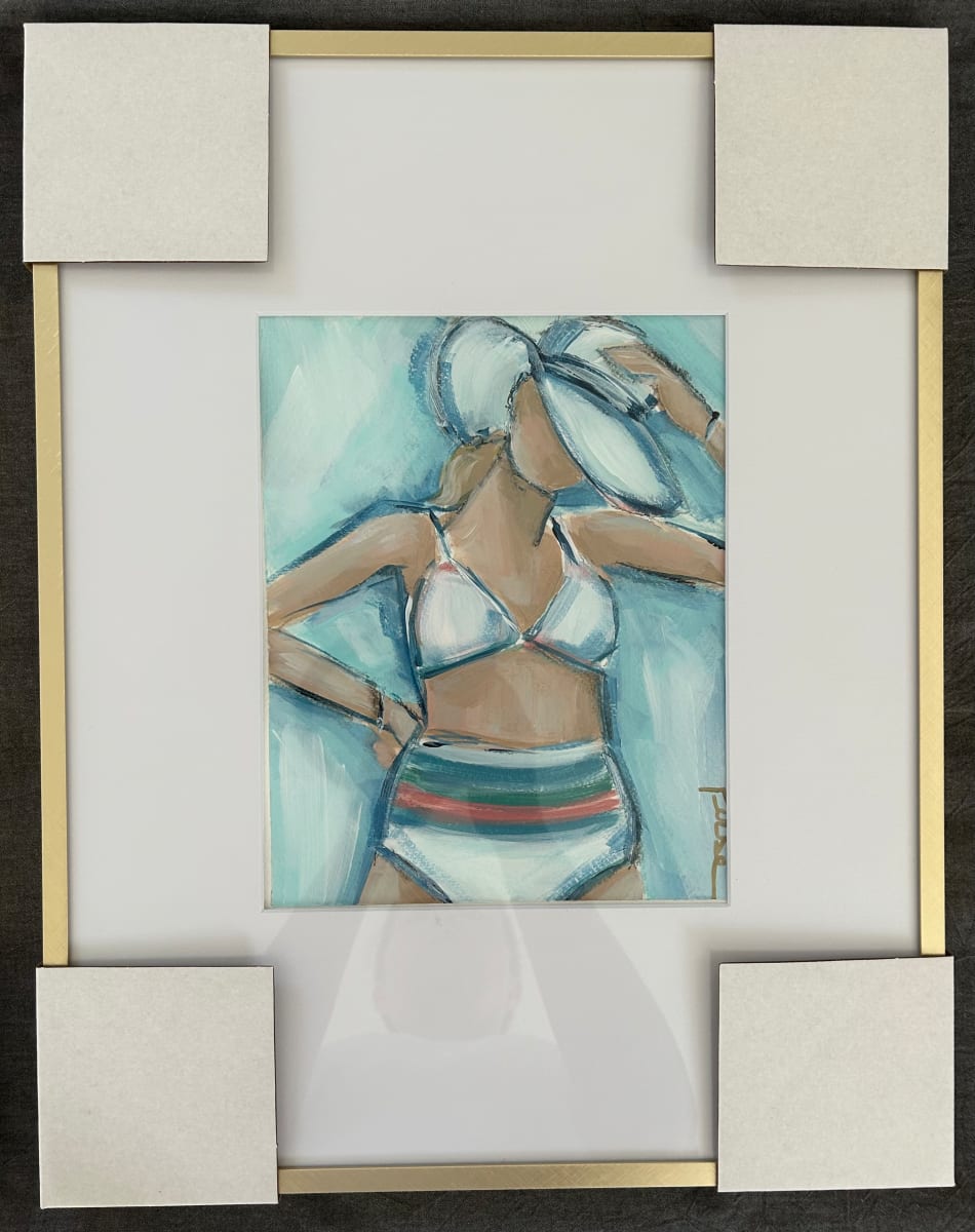 No Shade by Gina Foose  Image: 9"x7" Heavy Paper - framed size approx 18.5"x14.5"x3/4"