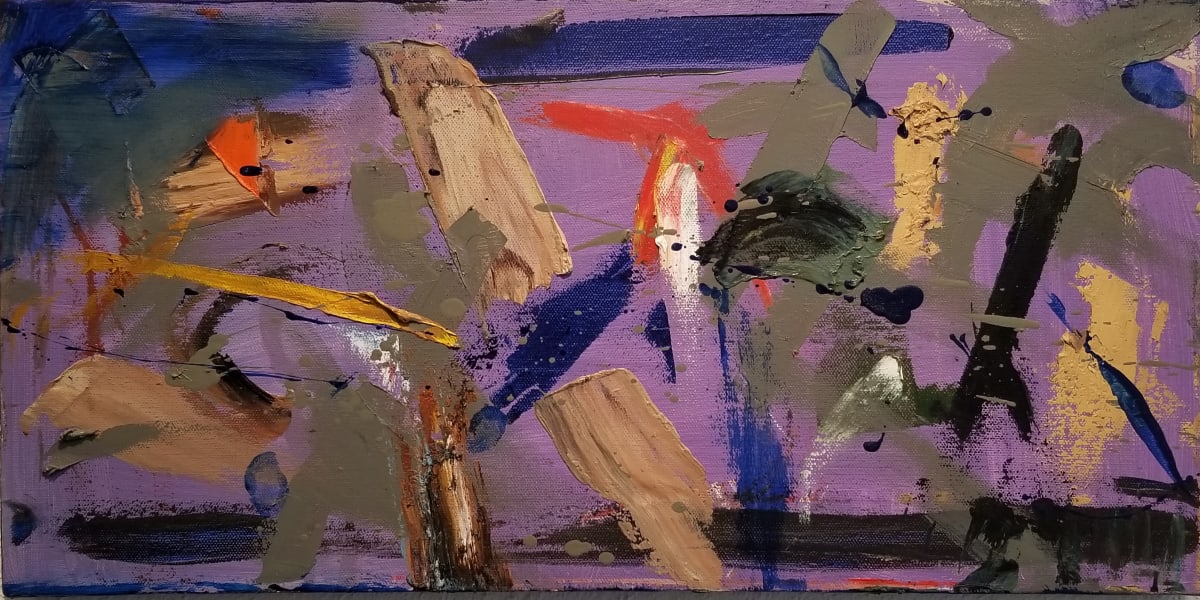 Blue and Violet Abstract 