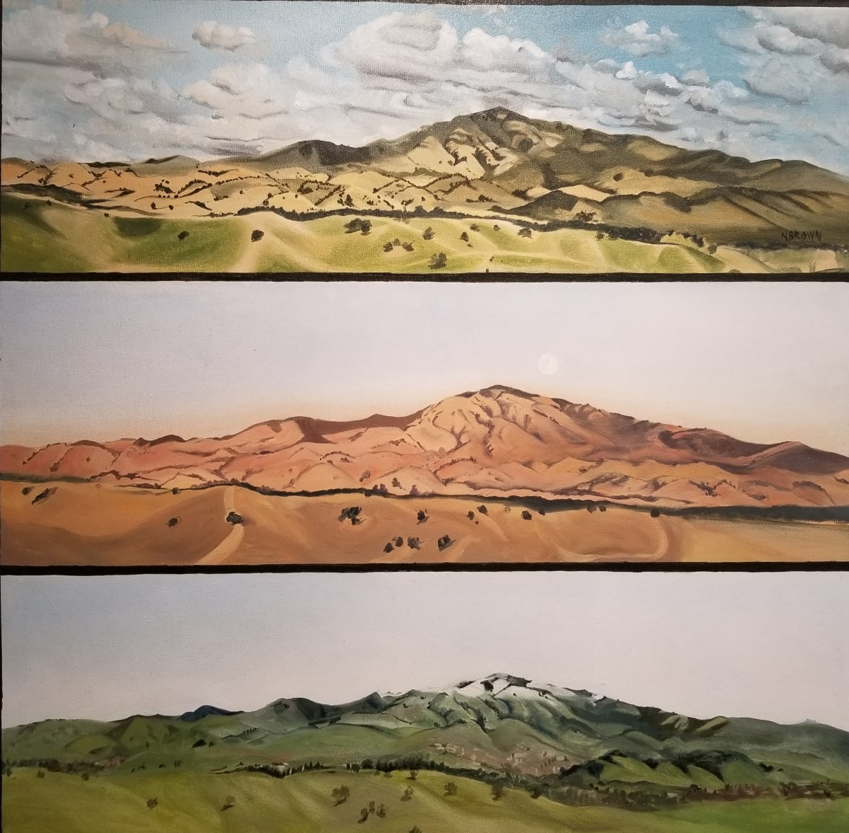 Mt. Diablo Triptych 