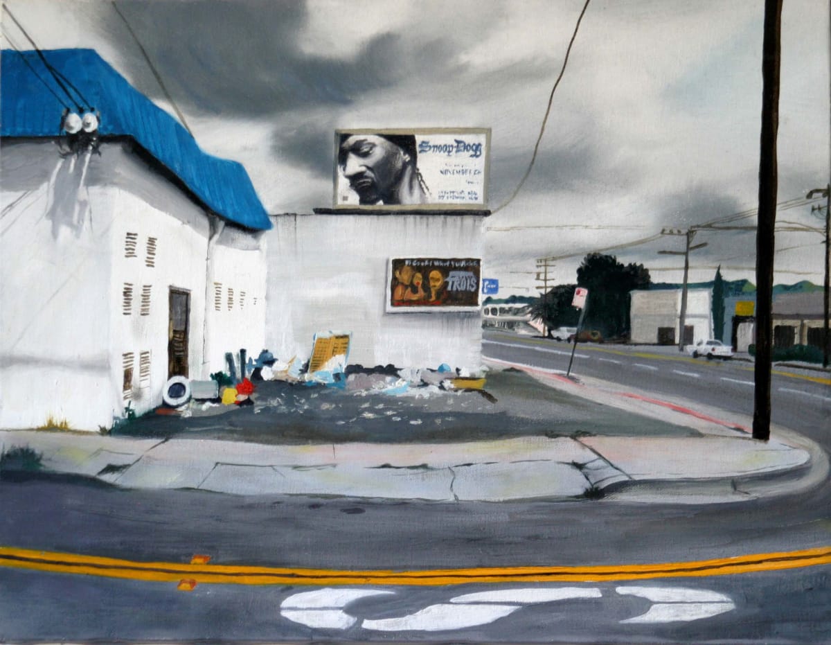 Urban Blight, Oakland: Trash Lot by Nancy Brown 