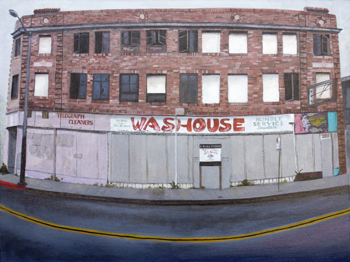 Urban Blight, Oakland: The Washouse as seen in 2003  Image: Image #1 of the Washouse Series