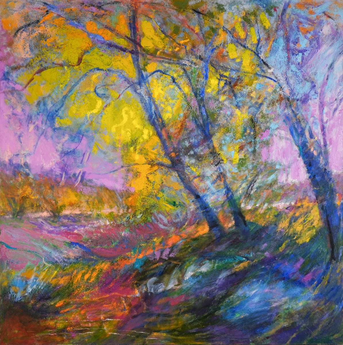 02. Pink Sky in Autumn  / Un ciel rose d’automne by Lynda Bruce 