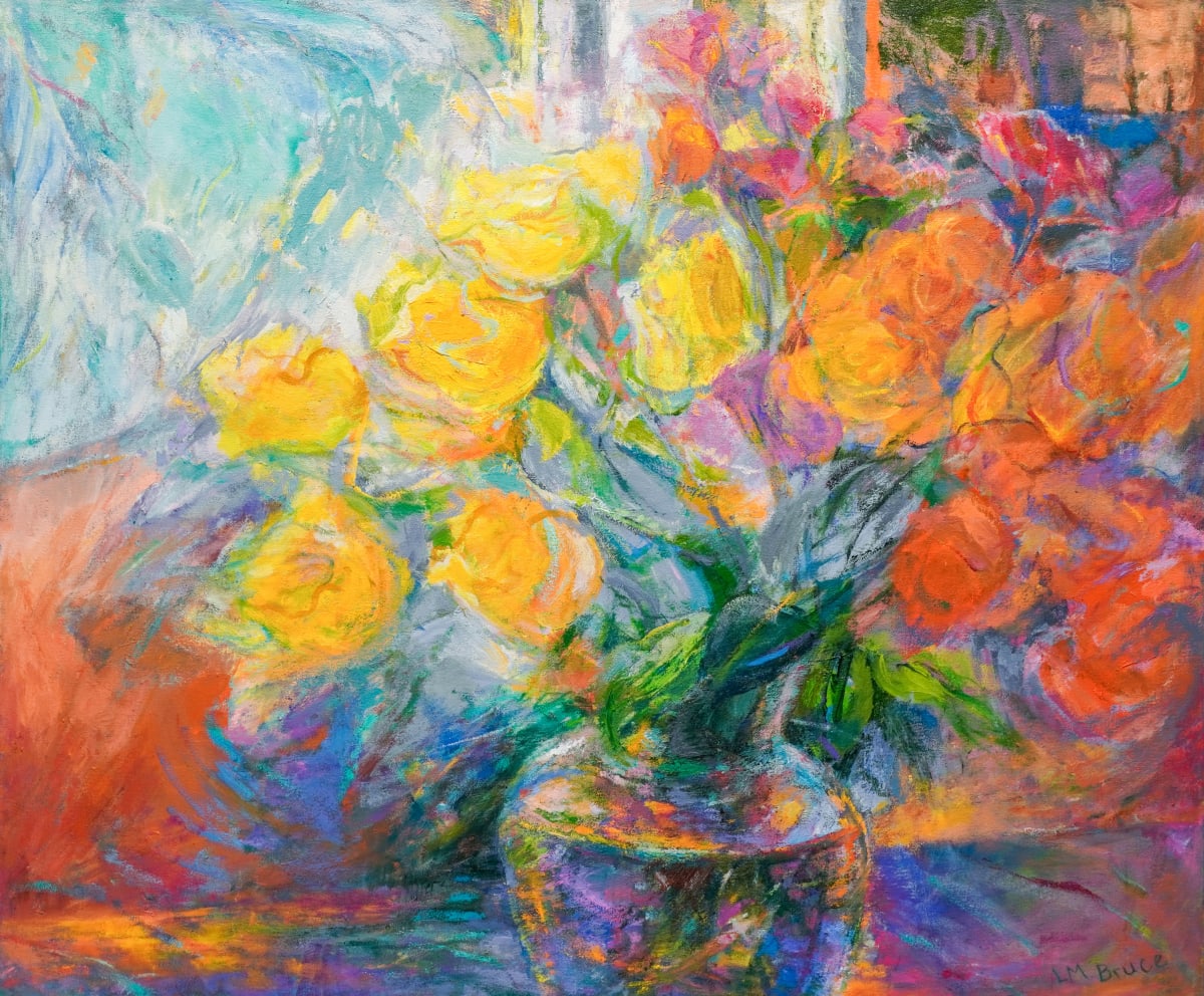 Roses in Winter/ Des roses en hiver by Lynda Bruce 