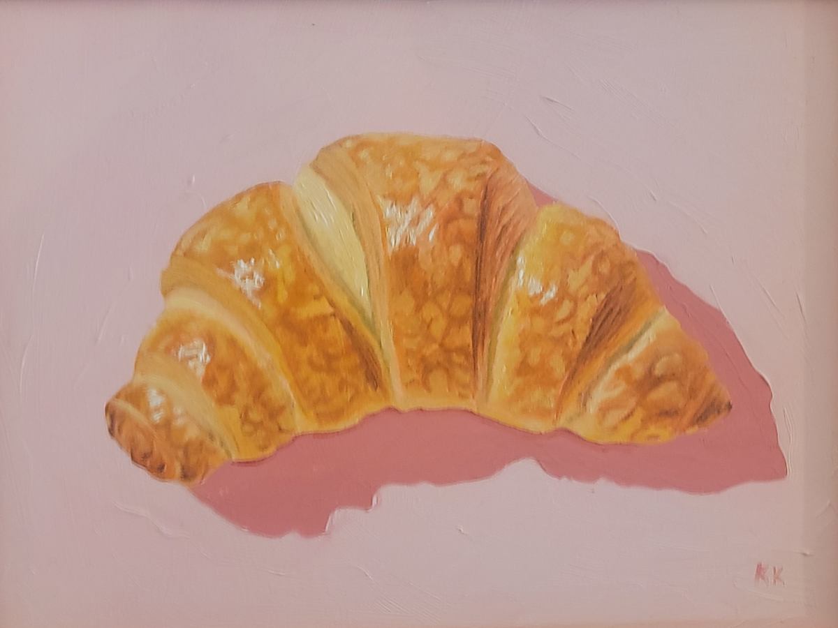 Pink Croissant by Katherine Kennedy 