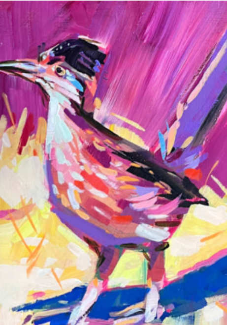 Roadruner in Pink (copy) by Laura Green, Image 1.