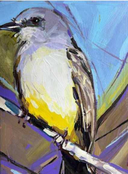 Cassin's Kingbird by Laura Green 
