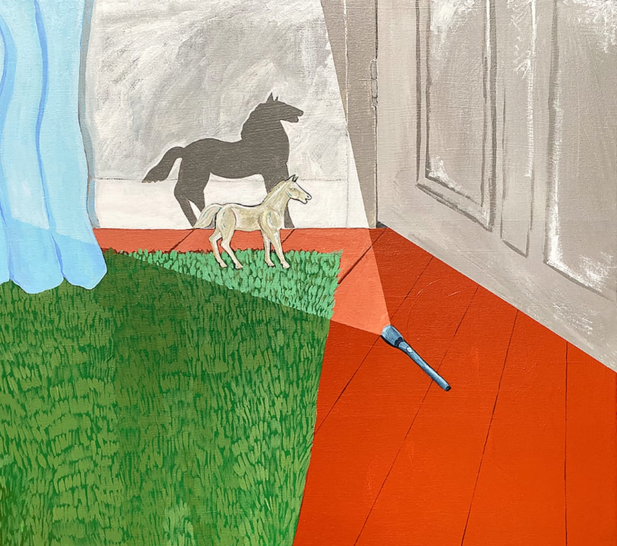 A Horse, A Door by Sofia Zubi 