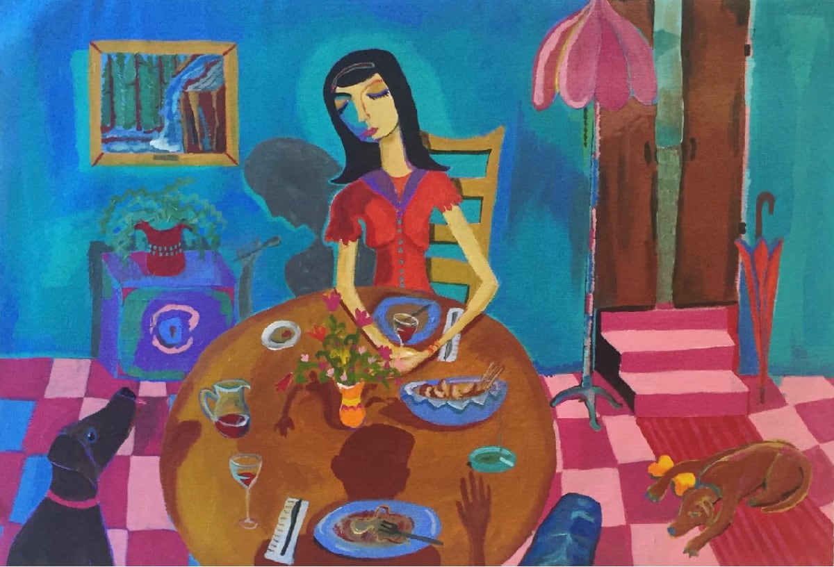 Dinner with Shadows by Sofia Zubi 