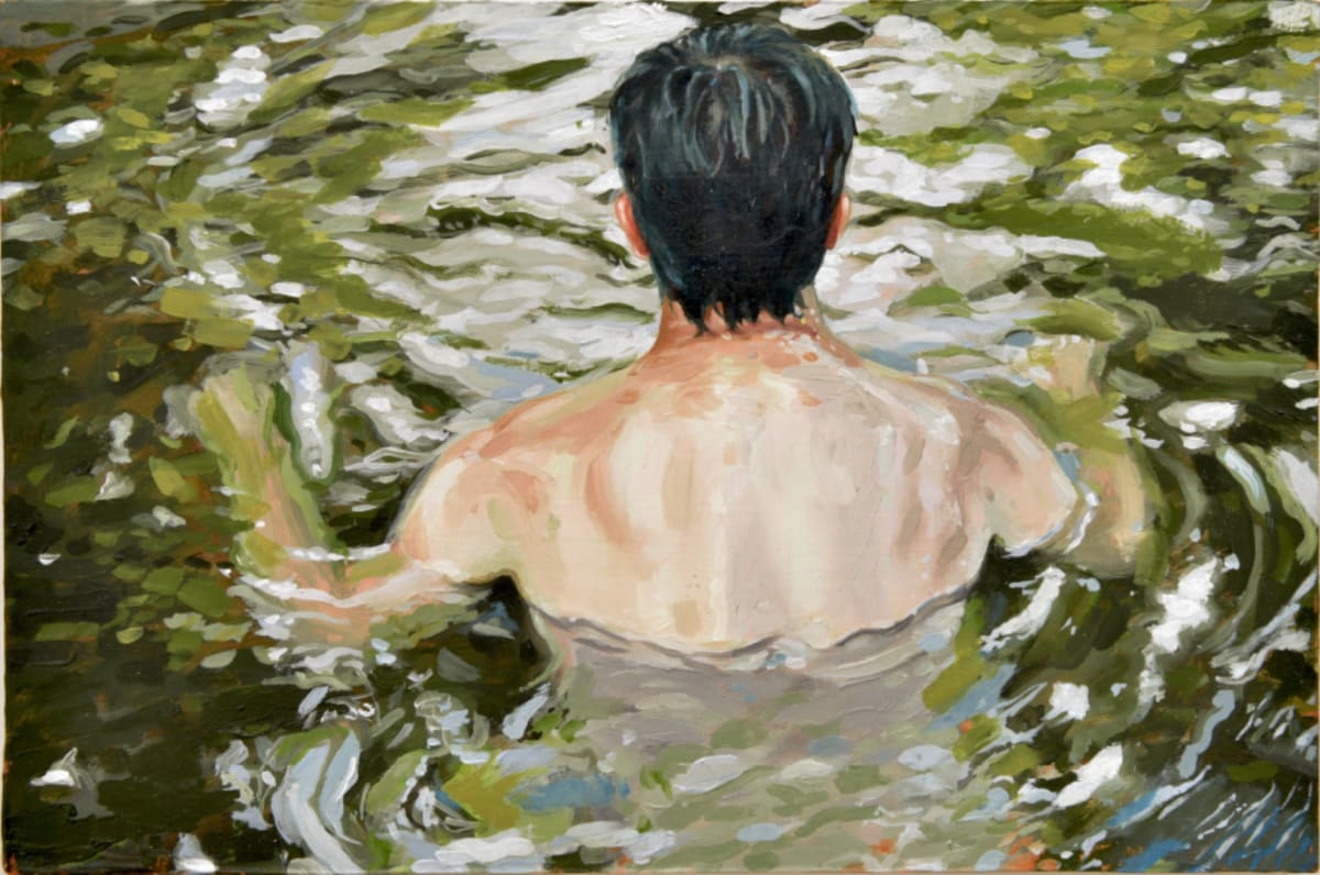 Clark wading by Justin Natividad 