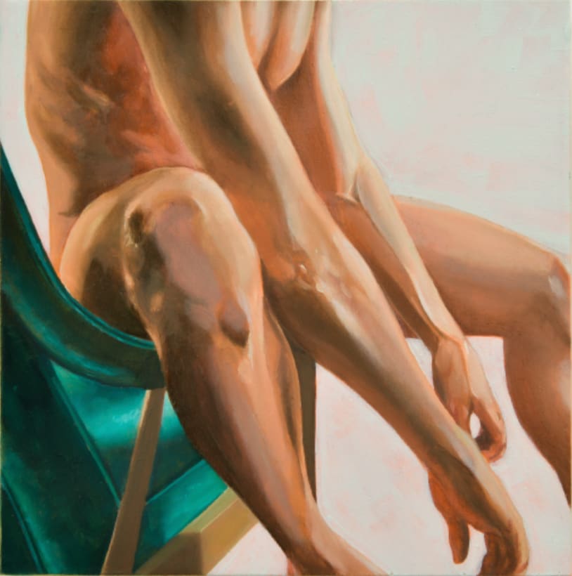 Velvet chair 2 by Justin Natividad 