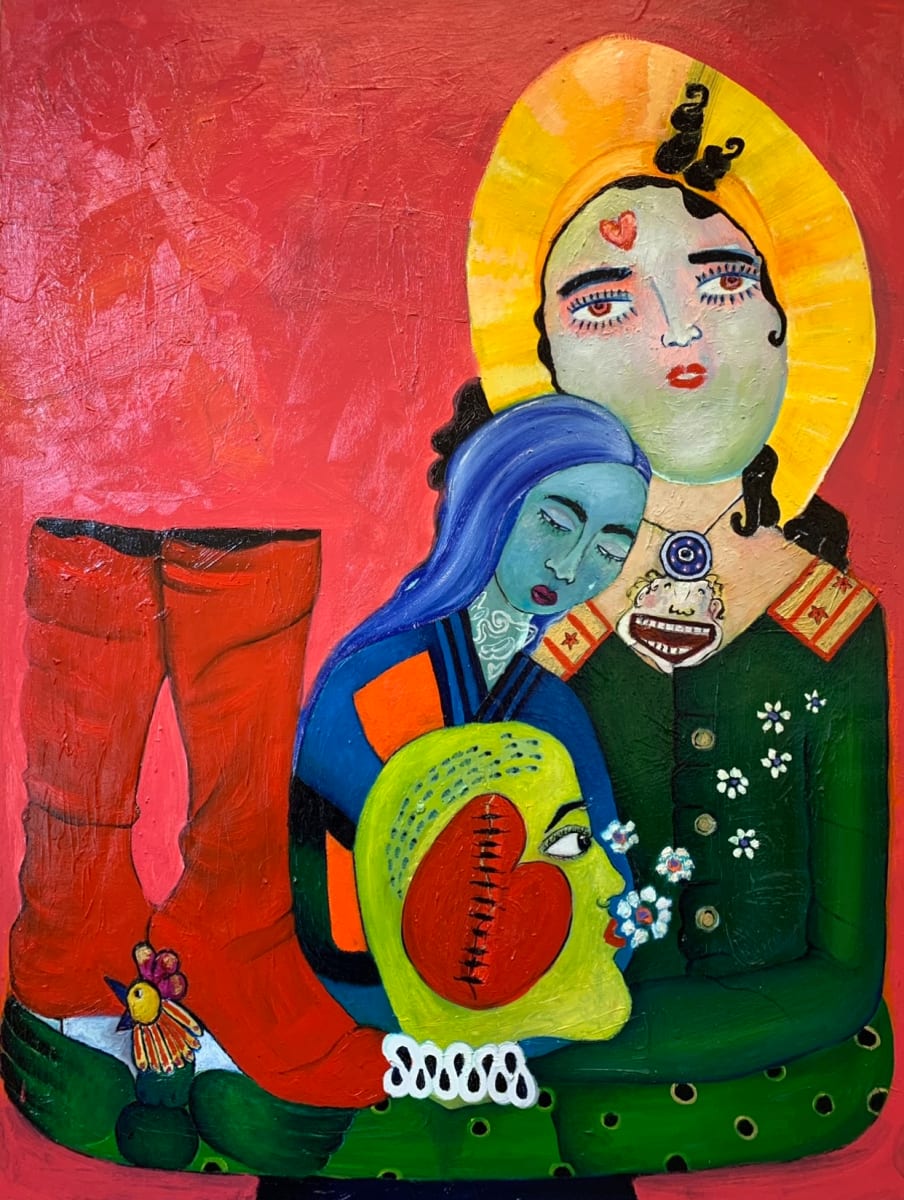 Family portrait, my father is a ghost by Inga Khurieva 