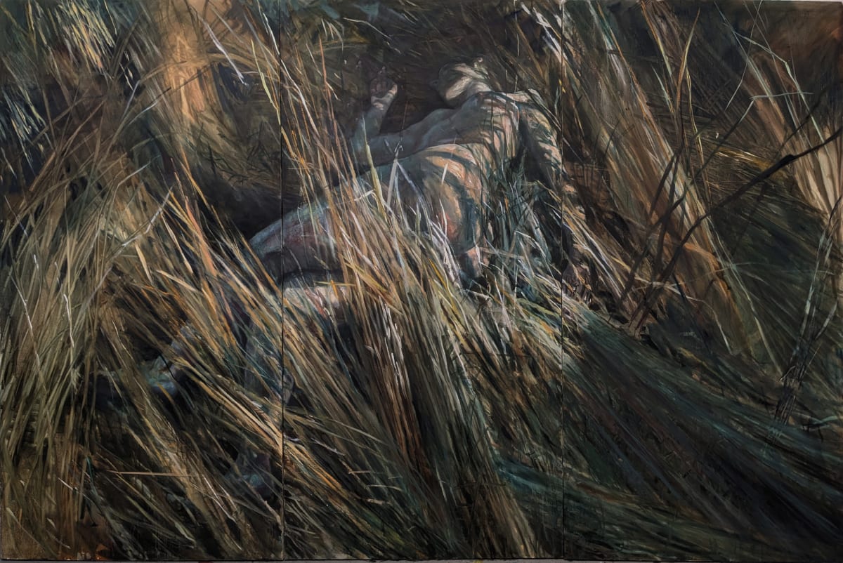 Low Tide (triptych) by Jane Philips 