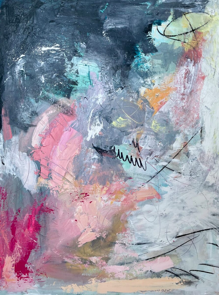 Honesty by Jessica Craig  Image: Acrylic and charcoal