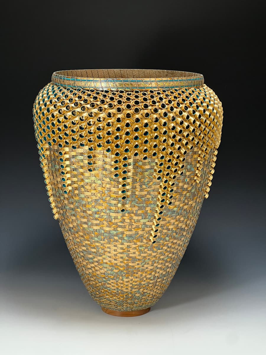 Cascading Gold by Patti Quinn Hill, Image 1.