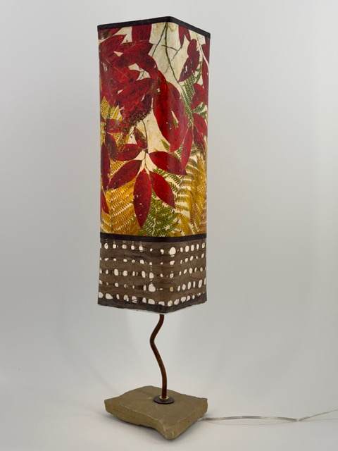 Appalachian Forest Series: Sourwood Leaves Autumn Ferns by Leah Baker, Image 1.