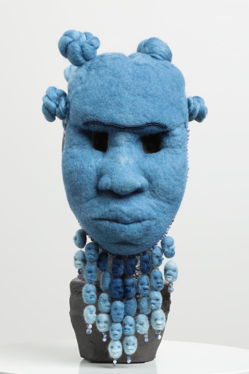 Indigo Mask 4 by Nastassja Swift, Image 1.