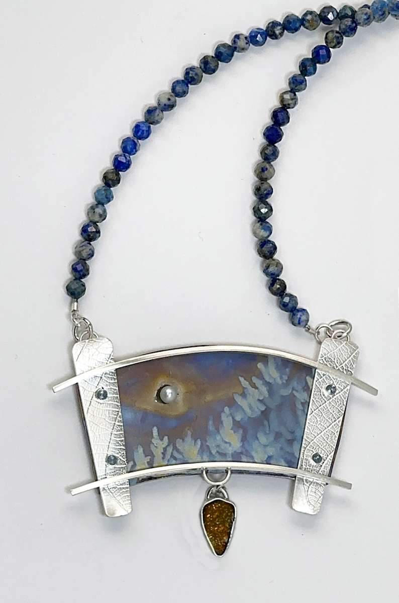 Full Moon Over The Blue Ridge Pendant by Ilene Kay, Image 1.