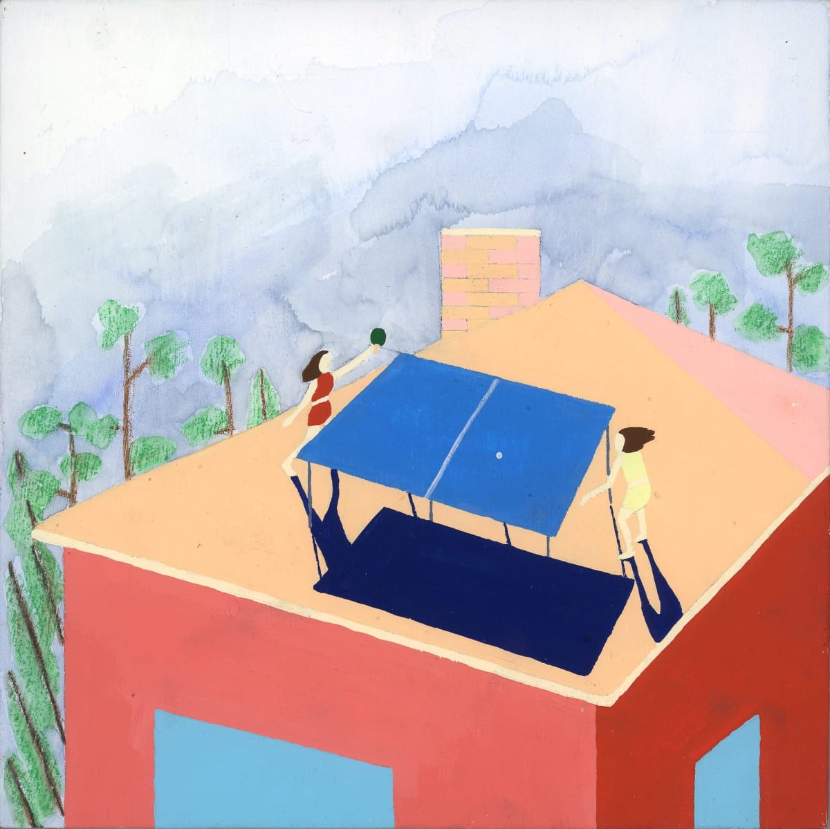 High Stakes, Fast Pace, Rooftop Ping Pong by Yin Ming Wong, Image 2.