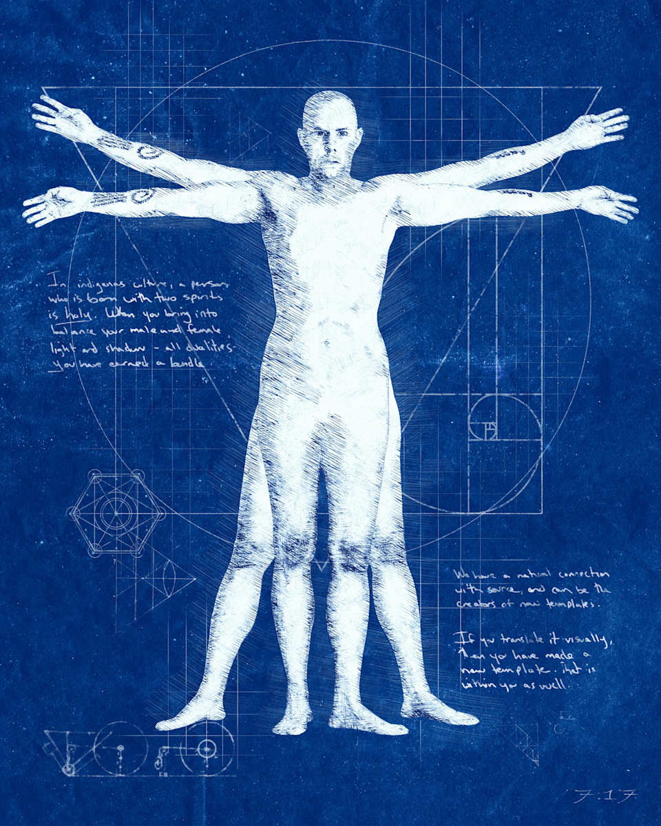 Self Portrait | Vitruvian Tran by Jacob Clayton, Image 1.