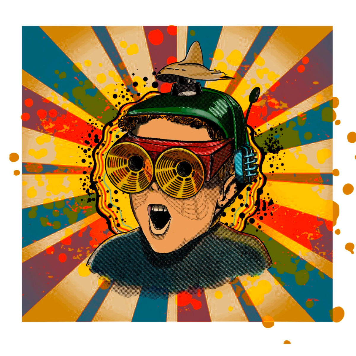 Goggle boy by Tone Cardinale, Image 1.