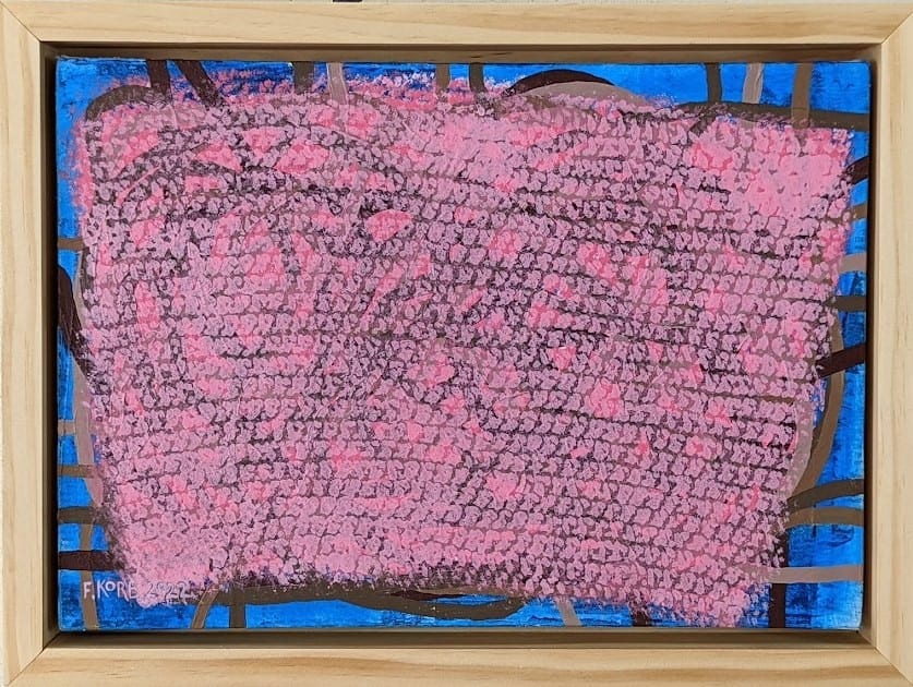 Refraining From Introducing New Barriers (Blue 1) by Frank Korb, Image 1.