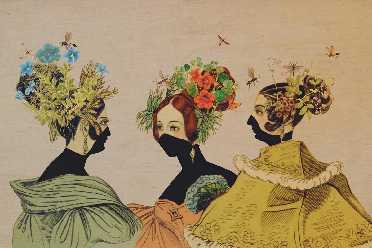 Masks VIII by Deming King Harriman, Image 1.