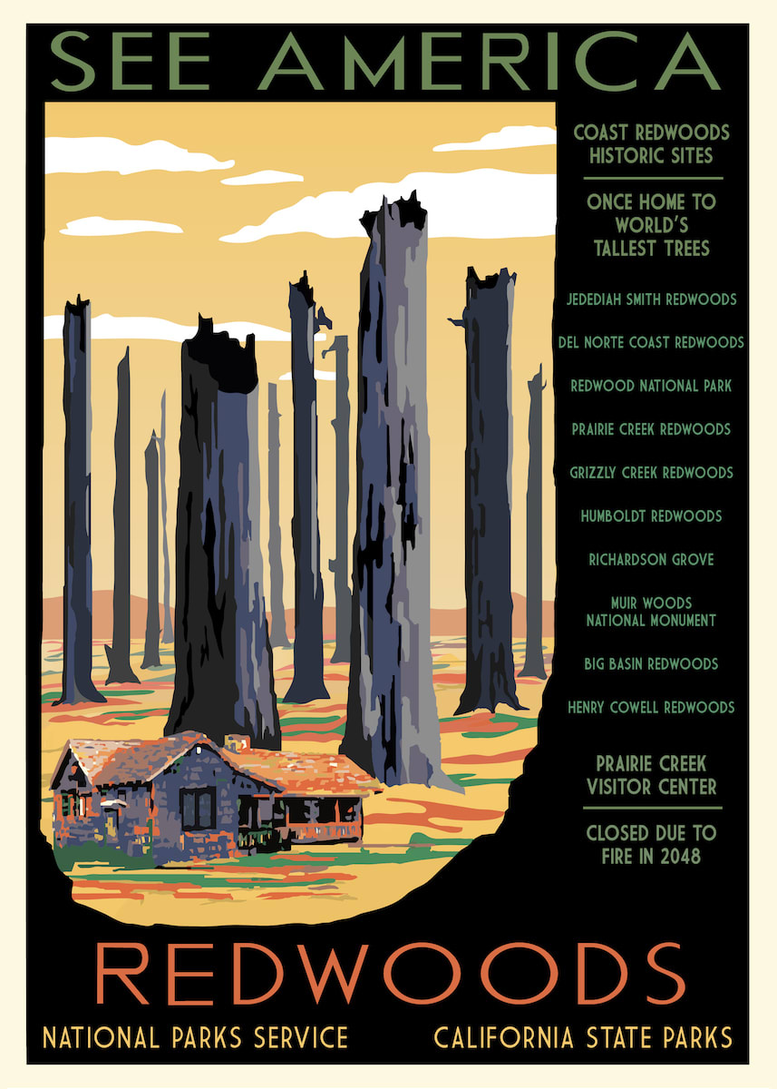 National Parks 2050, Redwood by Hannah Rothstein, Image 1.