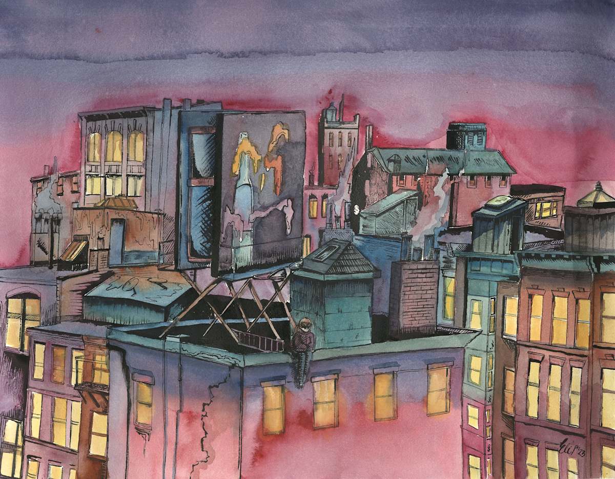 North End at Dusk by Eli Portman, Image 1.