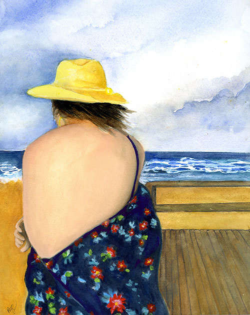 At the Beach by Maria Pazos, Image 1.