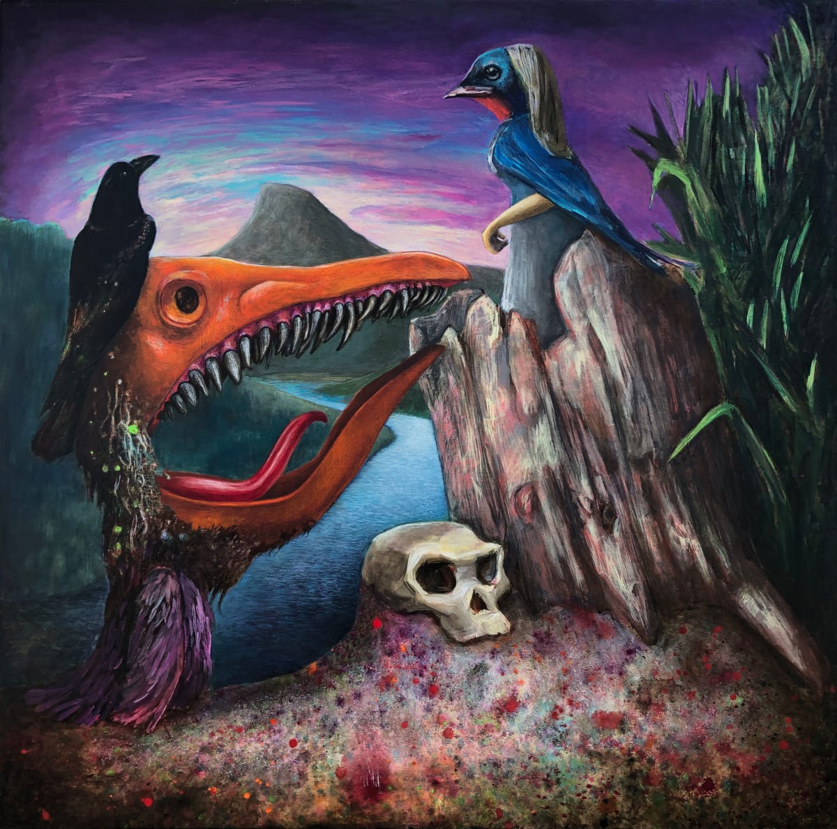 The Crow and the Swallow by Nathalie Tierce, Image 1.