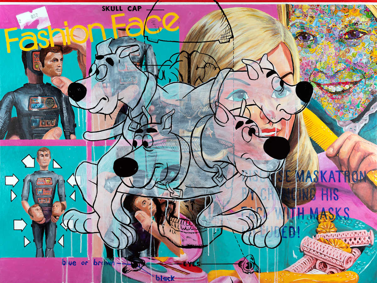 Fashion Face: Masks Included by Noah Scalin, Image 1.