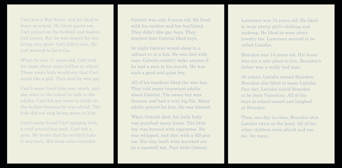 Carl, Gabriel and Latisha by Christopher Jagmin, Image 1.