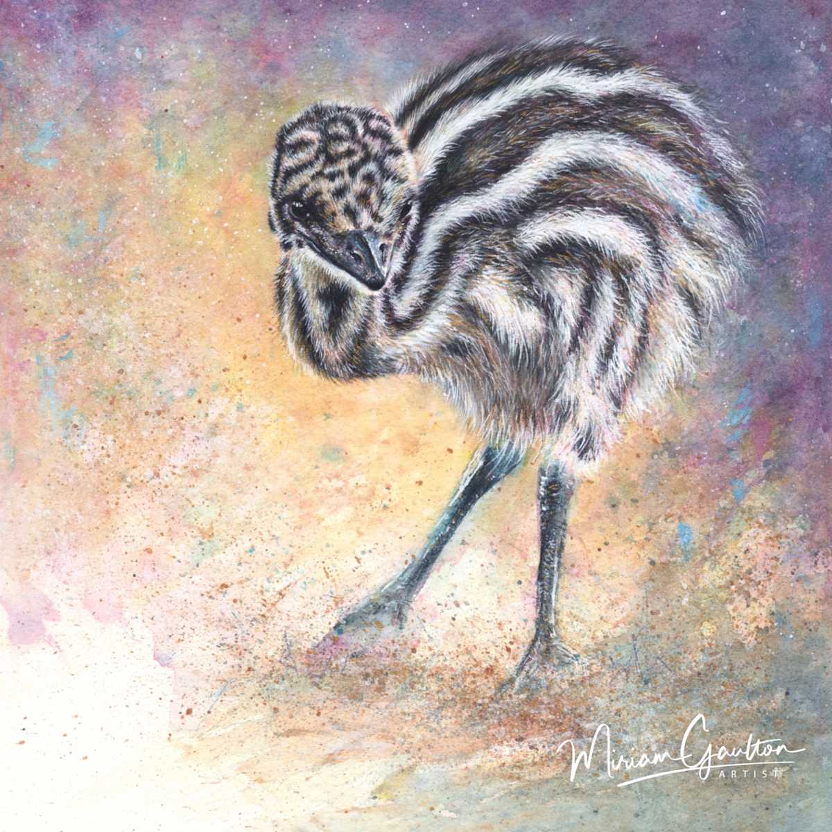 'Emura' - Emu Chick by Miriam Gaulton, Image 1.