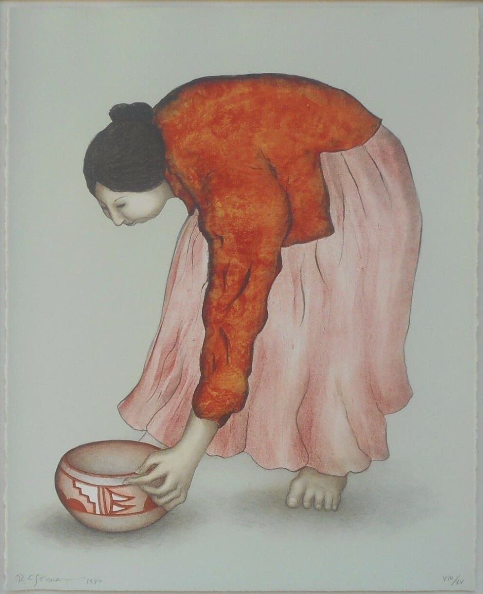 Naomi State II by RC Gorman (Native American (Navajo), 1921-2005), Image 1.