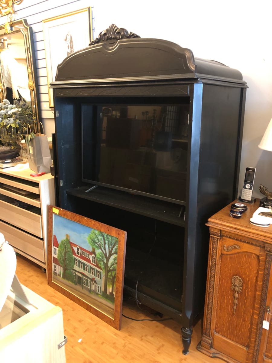 Furniture - Black Armoire, Image 1.