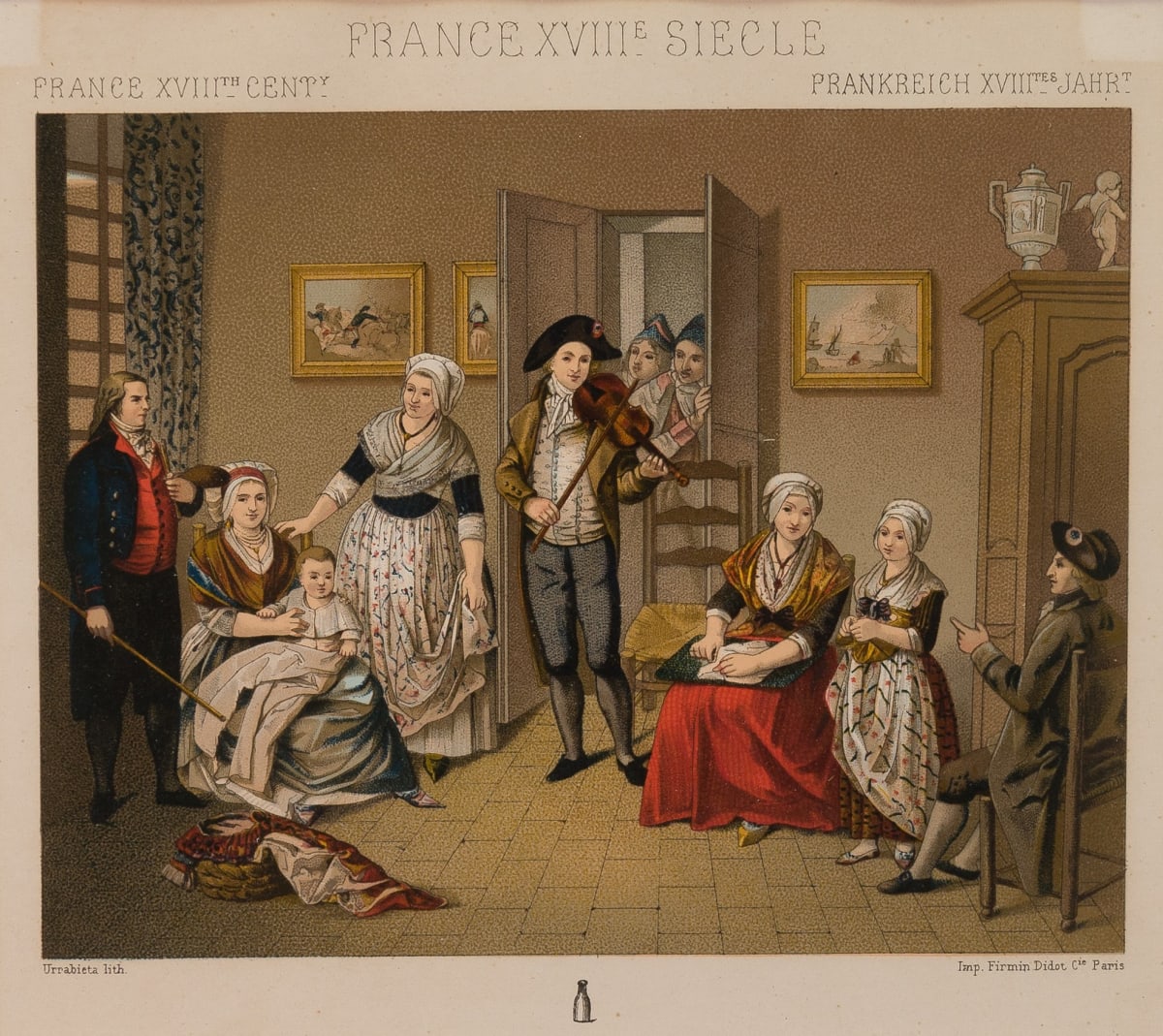 "France 18th c" by Urrabieta lith., Image 2.