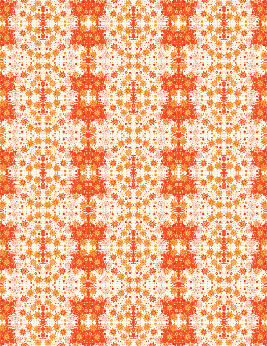 Retro Flower Power (Illustration Pattern Repeat) 