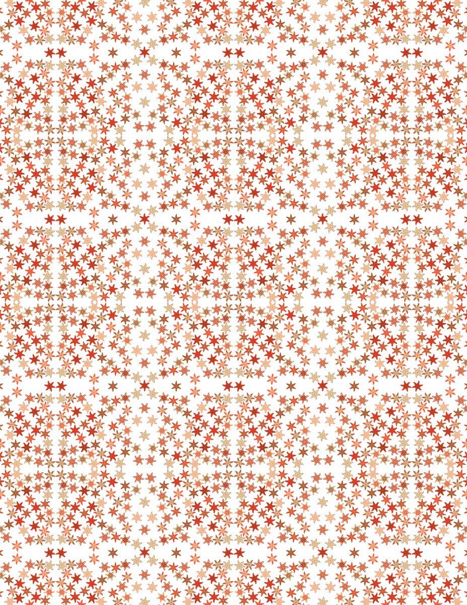 Rhythm 5-Pointed-Star Burst (Illustration Pattern Repeat) 