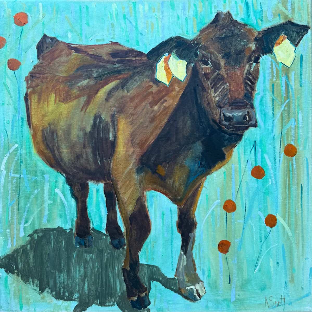Cow in Brown by Amanda Scott 