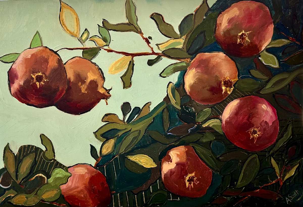 Pomegranates by Amanda Scott 