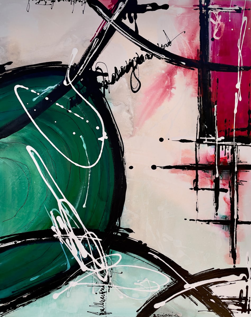 About to Make a Move by Sherylle Dovaston  Image: About to Make a Move, acrylic on canvas, 76 x 60